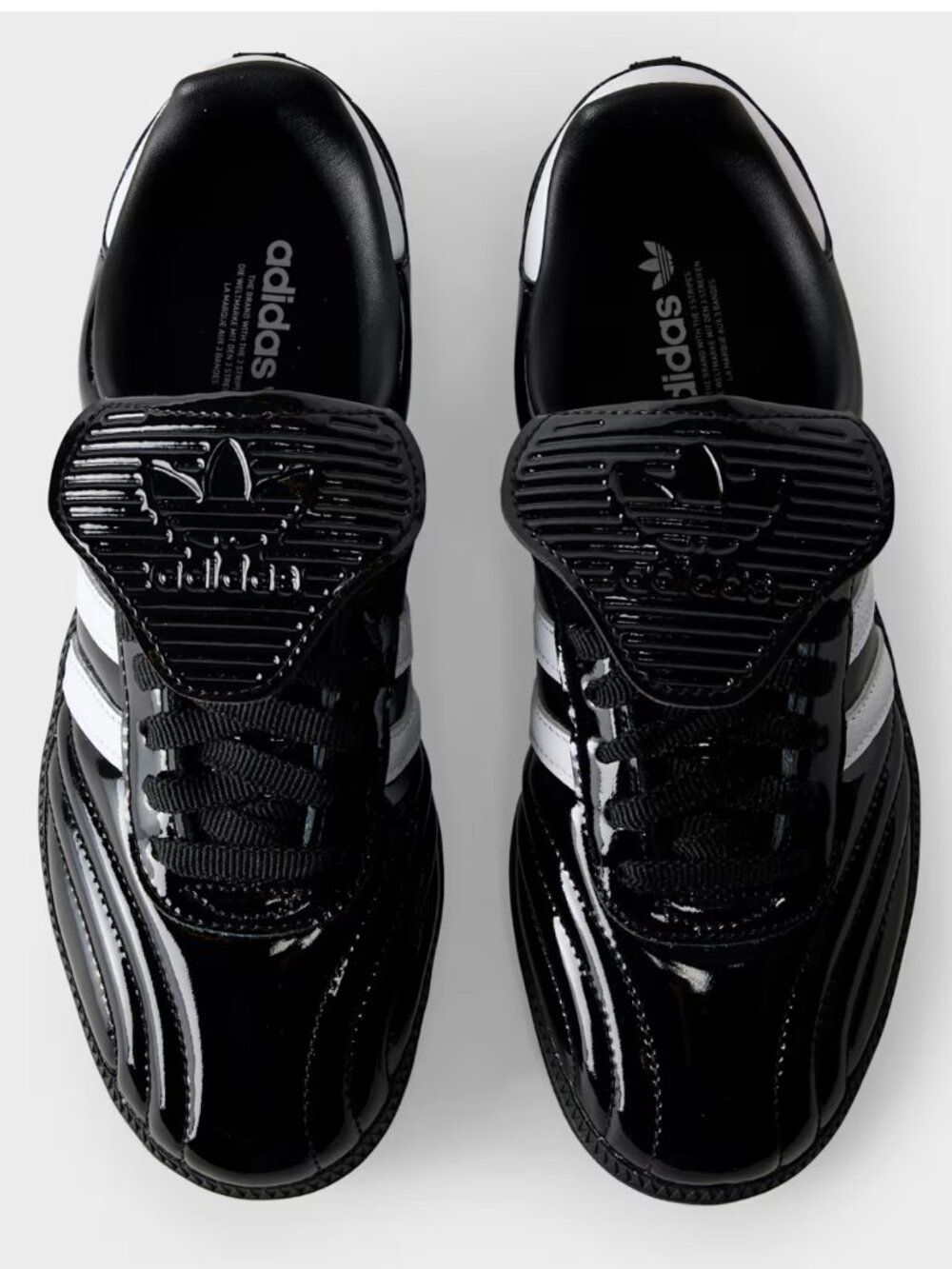 ADIDAS ORIGINALS SAMBA LT SNEAKERS IN BLACK/WHITE SIZE W8